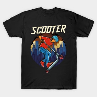 Cute & Funny Scooter Obsessed Scootering T-Shirt